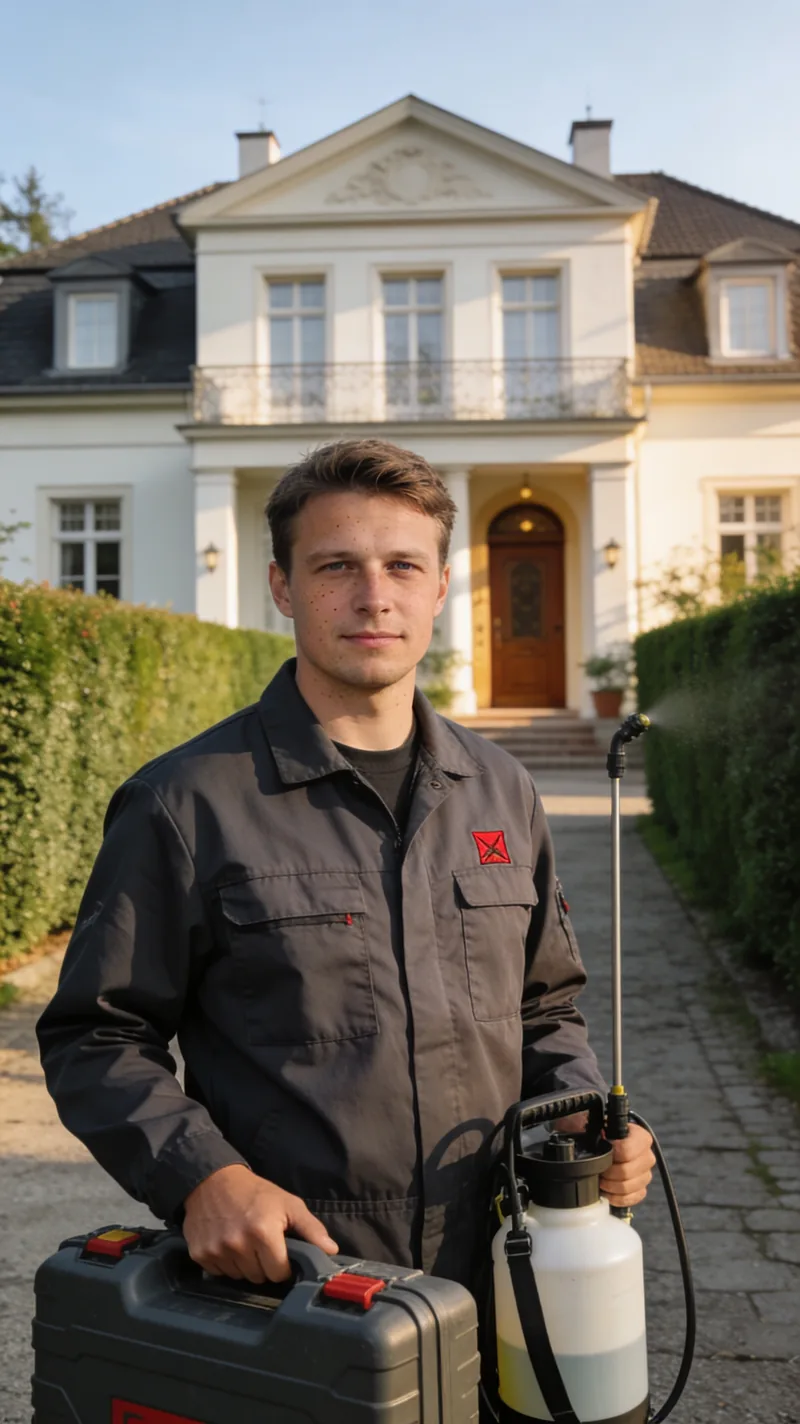 CMB Kammerjäger Mitarbeiter mit Ausrüstung in Bad Soden