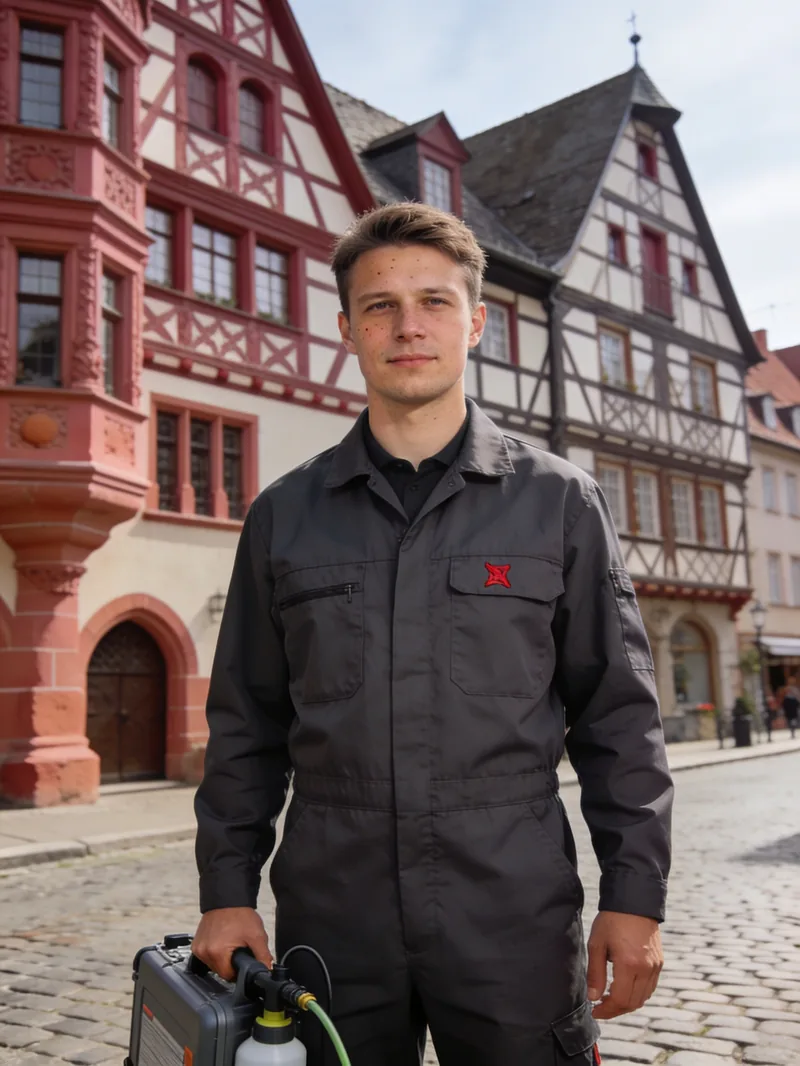 CMB Kammerjäger Mitarbeiter mit Ausrüstung in Mainz