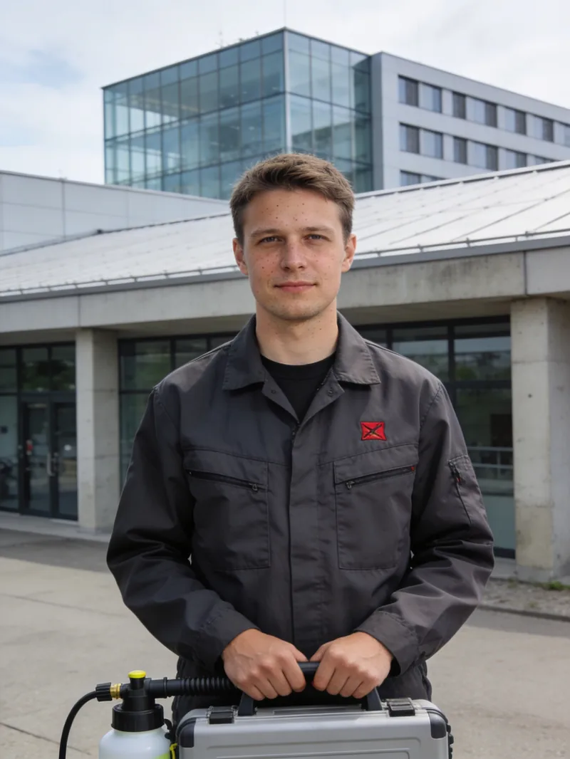 CMB Kammerjäger Mitarbeiter mit Ausrüstung in Neu-Isenburg